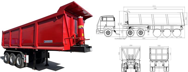 U Shape Tipper Semi Trailer Price In Lagos - Sevan Nigeria