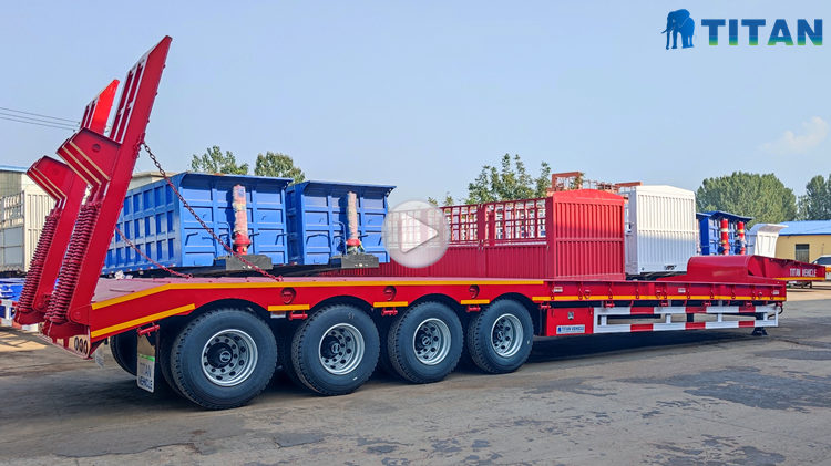 100 Ton Low Bed Truck for Sale In Nigeria Apapa