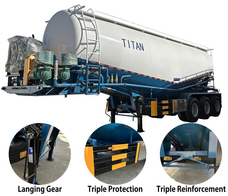 35CBM Bulker Cement Tanker Trailer for Sale In Nigeria Abuja