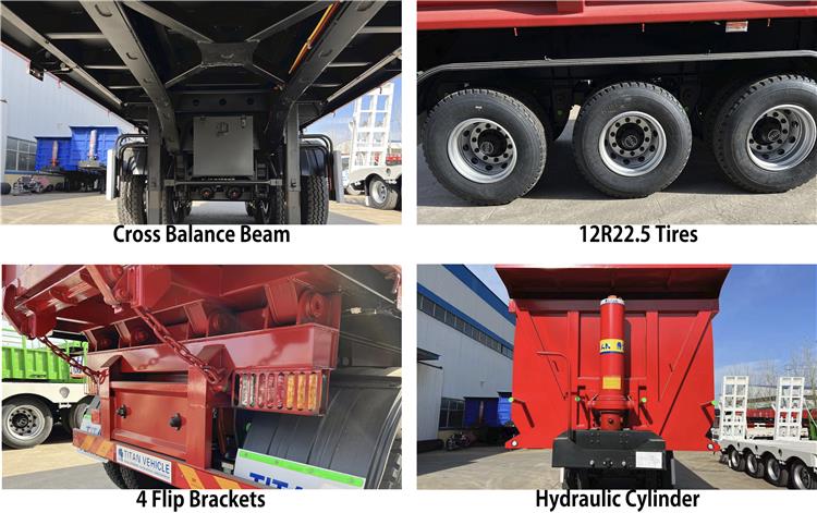 30CBM Tipper Semi Trailer for Sale In Nigeria Abuja