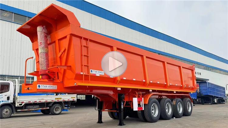 4 Axle 40CBM Semi Tipper Trailer for Sale In Nigeria Lagos