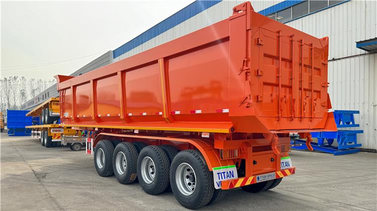 4 Axle 40CBM Semi Tipper Trailer for Sale In Nigeria Lagos