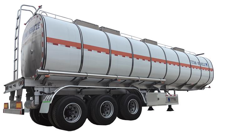 42000 Ltrs Aluminum Tanker Trailer with Insulation for Sale In Nigeria