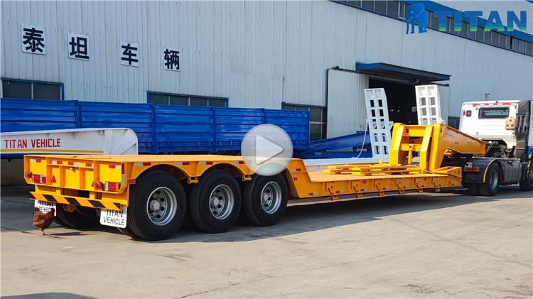 Tri Axle Removable Gooseneck Trailer for Sale In Nigeria