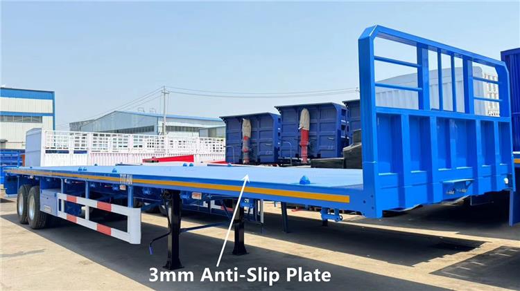 2 Axle 40ft Flatbed Container Trailer for Sale In Nigeria