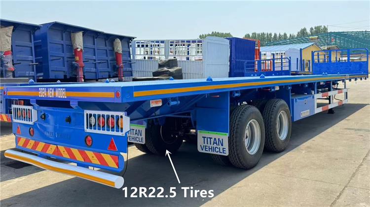 2 Axle 40ft Flatbed Container Trailer for Sale In Nigeria
