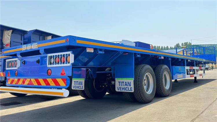 2 Axle 40ft Flatbed Container Trailer for Sale In Nigeria