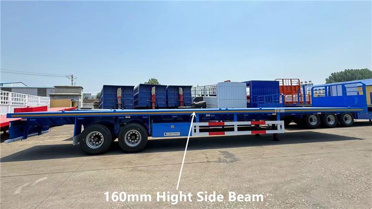 2 Axle 40ft Flatbed Container Trailer for Sale In Nigeria