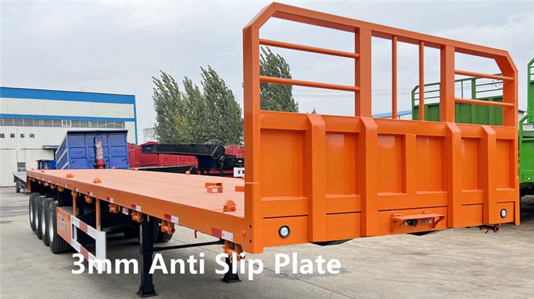 4 Axle 40 ft Flatbed Semi Trailer for Sale In Nigeria Benin