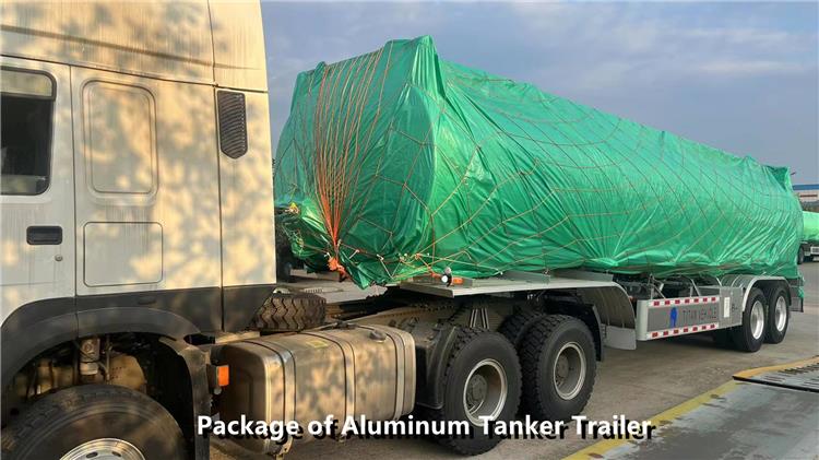 2 Axle 38000 Liters Aluminum Tanker Trailer for Sale In Nigeria Abuja