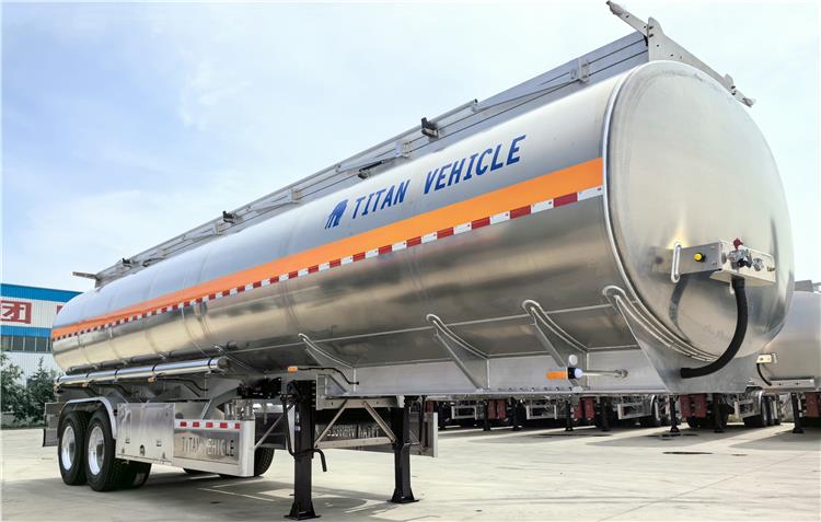 2 Axle 38000 Liters Aluminum Tanker Trailer for Sale In Nigeria Abuja