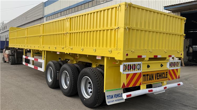 Tri Axle 60 Ton Dropside Semi Trailer for Sale In Nigeria Lagos