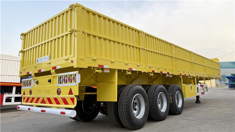 Tri Axle 60 Ton Dropside Semi Trailer for Sale In Nigeria Lagos