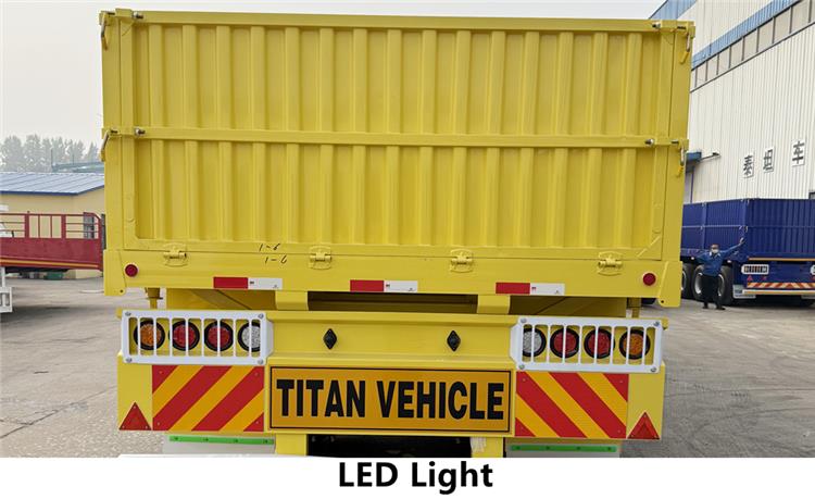 Tri Axle 60 Ton Dropside Semi Trailer for Sale In Nigeria Lagos