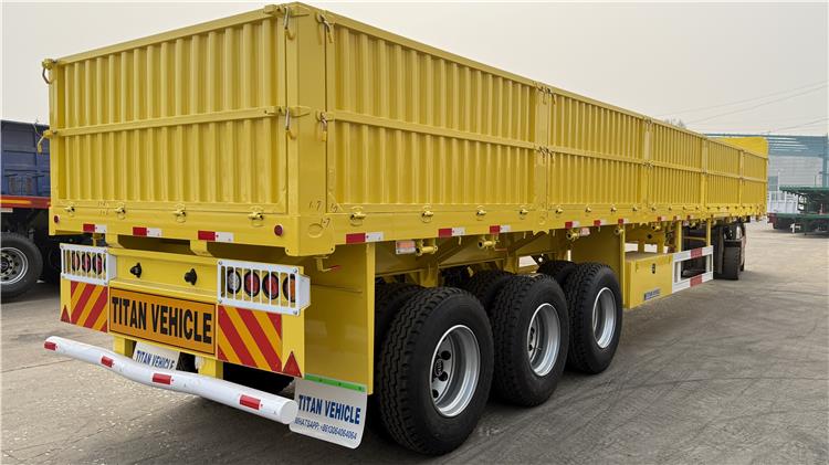 Tri Axle 60 Ton Dropside Semi Trailer for Sale In Nigeria Lagos