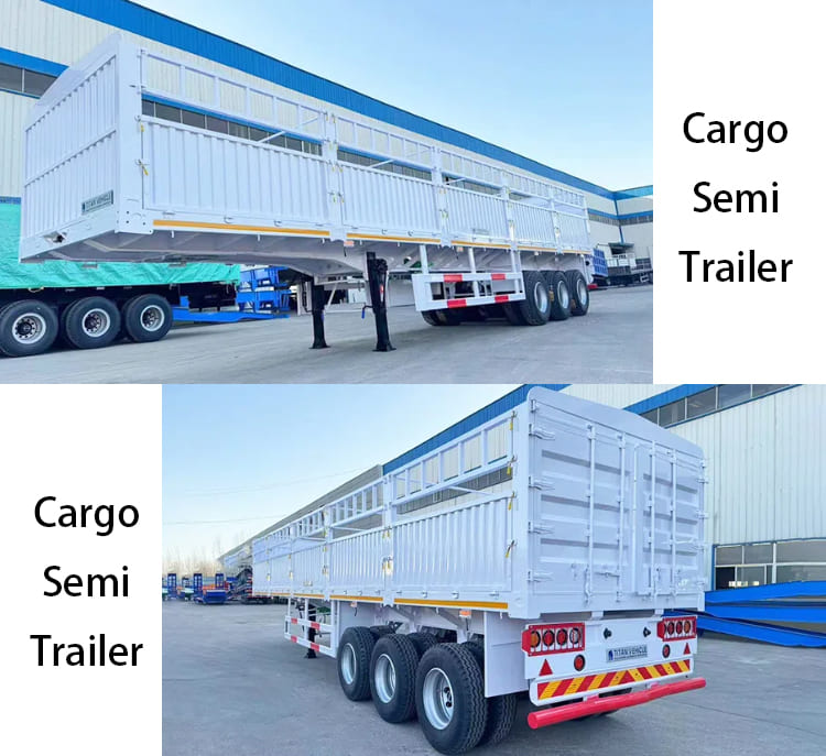 Tri Axle Fence Cargo Semi Trailer for Sale in Nigeria, Akassa