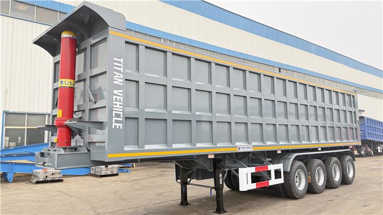 4 Axle 80 Ton Dump Truck Trailer for Sale In Nigeria Lagos
