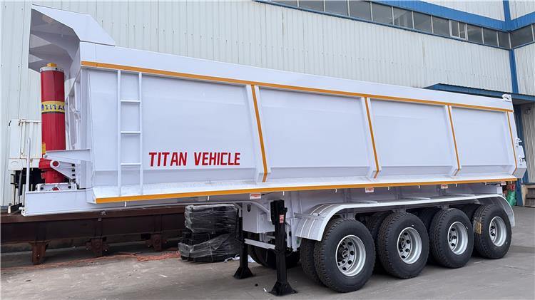 4 Axle 40CBM End Dump Trailer for Sale In Nigeria, Lagos