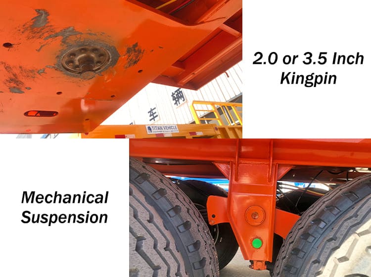 Heavy Duty Hydraulic End Dump Truck Semi Trailers Prices in Nigeria | Dumper Trailer for Sale