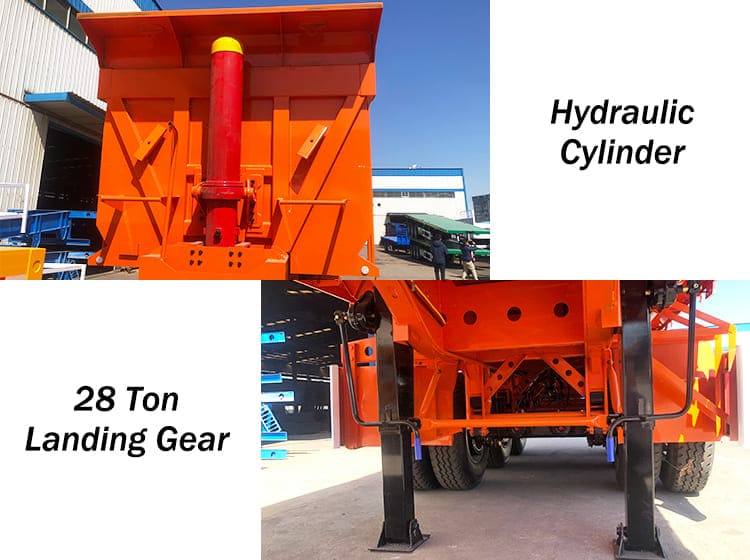 Heavy Duty Hydraulic End Dump Truck Semi Trailers Prices in Nigeria | Dumper Trailer for Sale