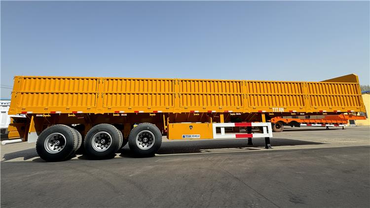 Tri Axle Drop Side Semi Trailer for Sale In Nigeria