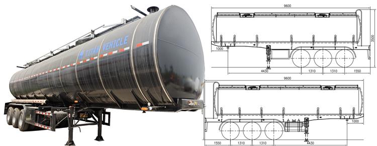 Bitumen Tank Trailer for Sale In Nigeria Abuja - Asphalt Tanker Trailer