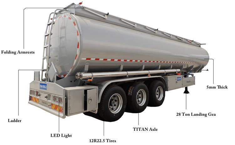 Fuel Tanker Semi Trailer Price for Sale In Nigeria Lagos - How Much is Fuel Tanker in Nigeria