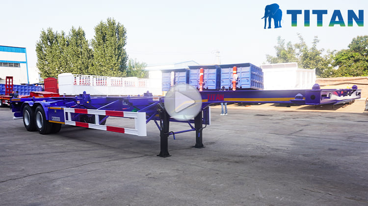 20 40 Ft / Foot Shipping Gooseneck Container Semi Trailers Price for Sale in Nigeria