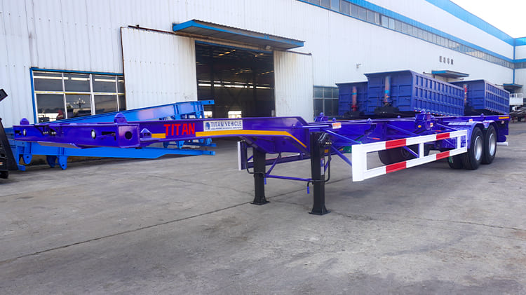 20 40 Ft / Foot Shipping Gooseneck Container Semi Trailers Price for Sale in Nigeria