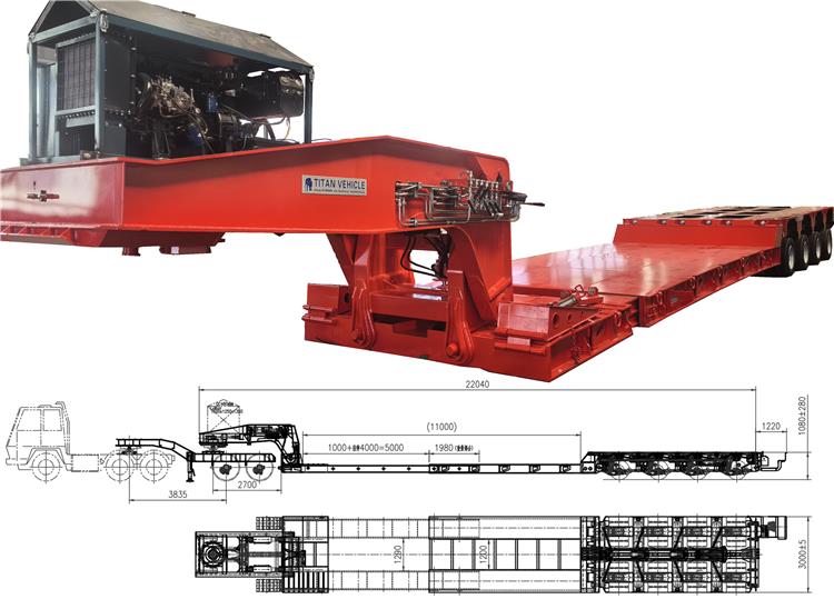 RGN Extendable Lowboy Trailer for Sale In Nigeria Abuja