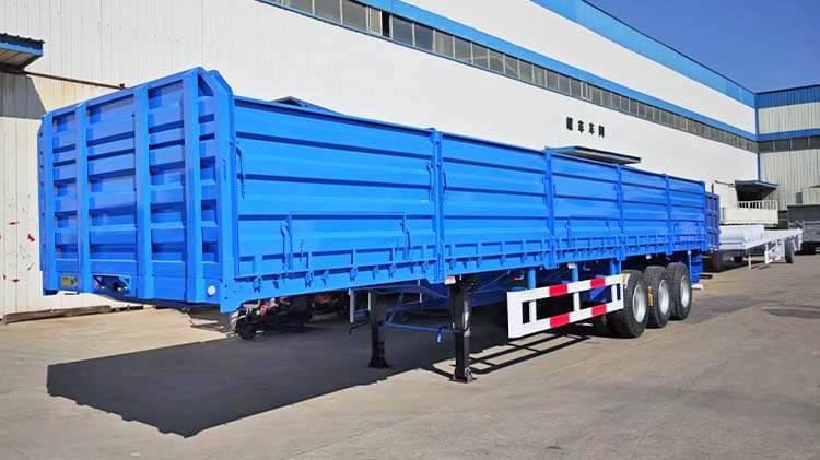 Tri Axle Sidewall Bulk Cargo Semi Trailer for Sale in Nigeria