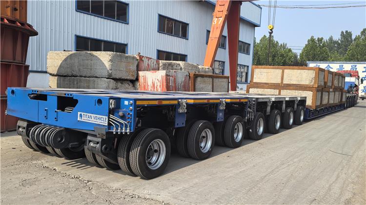 Self Propelled Modular Trailer Vehicle Transport Spmt For Sale In Brazil