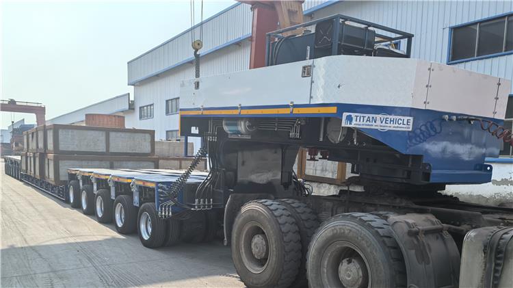 Self Propelled Modular Trailer Vehicle Transport Spmt For Sale In Brazil