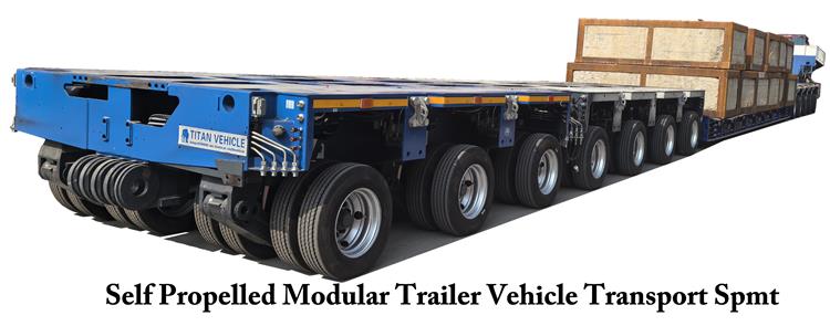 Self Propelled Modular Trailer Vehicle Transport Spmt For Sale In Brazil