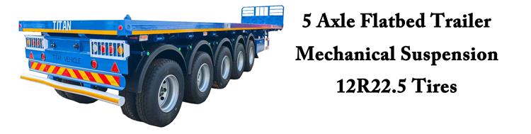 5 Axle Flatbed Trailer Price for Sale In Nigeria Lagos