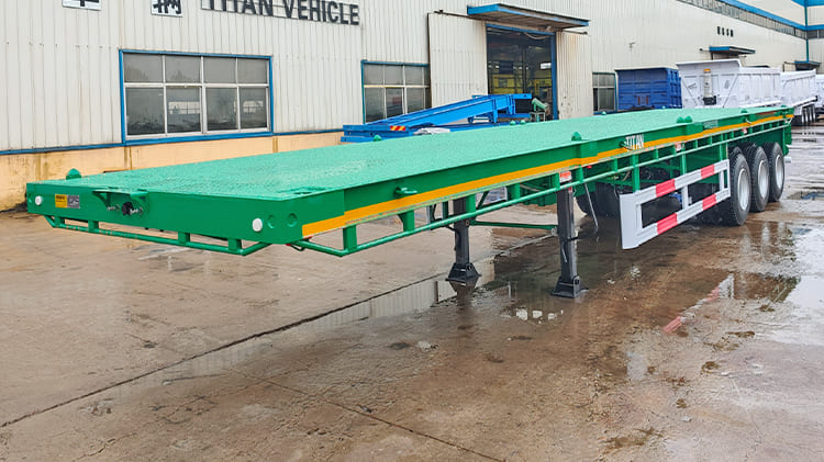 40Ft Flatbed Semi Trailer with 3 Axles for Sale in Nigeria