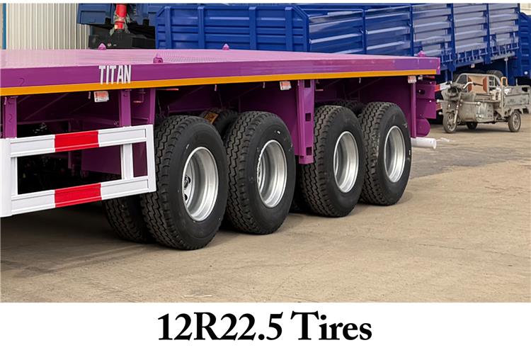 4 Axle 40ft Flatbed Semi Trailer for Sale In Nigeria Lagos