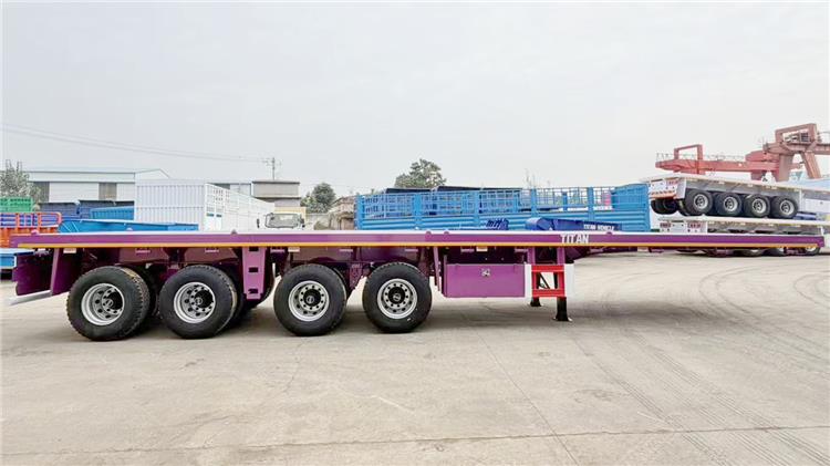 4 Axle 40ft Flatbed Semi Trailer for Sale In Nigeria Lagos
