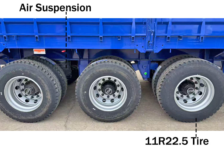 3 Axle Drop Side Trailer for Sale in Nigeria