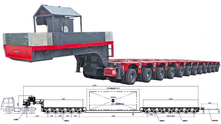 12 Axle Nicolas SPMT Trailer for Sale in Nigeria Abuja