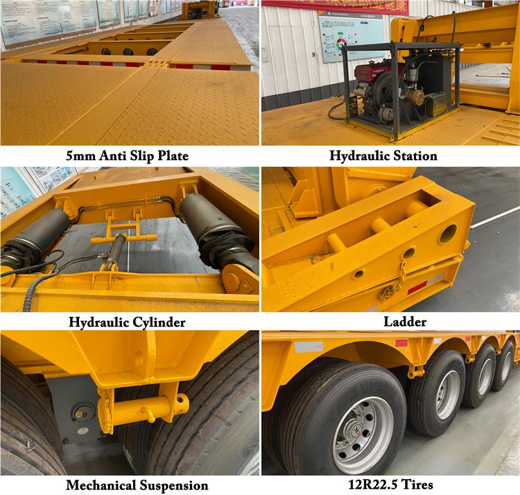4 Line 8 Axle Detachable Gooseneck Trailer for Sale In Nigeria Lagos