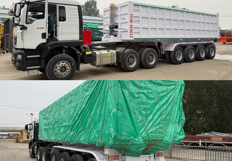 Hydraulic Tipper Trailer for Sale Near Me in Nigeria Abuja