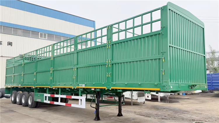 4 Axle 80 Ton Fence Semi Trailer for Sale In Nigeria