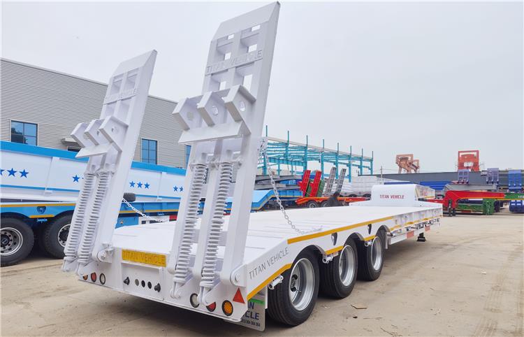 Tri Axle 80 Ton Low Loader Trailer for Sale In Nigeria Abuja