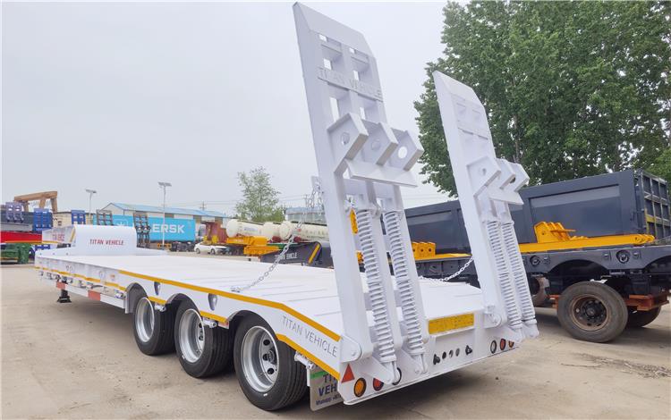 Tri Axle 80 Ton Low Loader Trailer for Sale In Nigeria Abuja