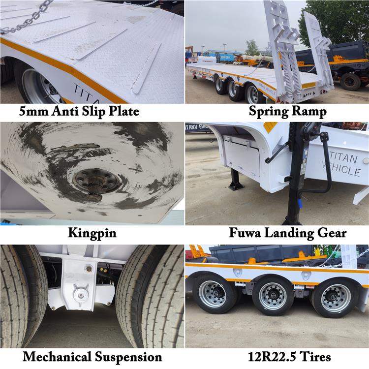 Tri Axle 80 Ton Low Loader Trailer for Sale In Nigeria Abuja