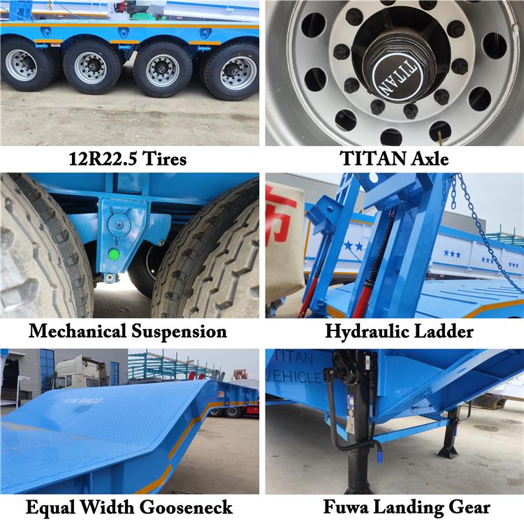 4 Axle Low Bed Trailer for Sale In Nigeria Lagos