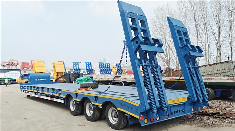 3 Axle 60 Ton Low Bed Trailer for Sale In Nigeria Lagos