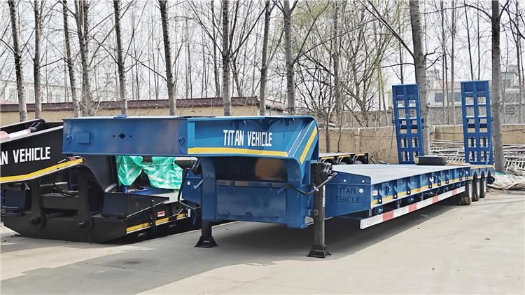3 Axle 60 Ton Low Bed Trailer for Sale In Nigeria Lagos