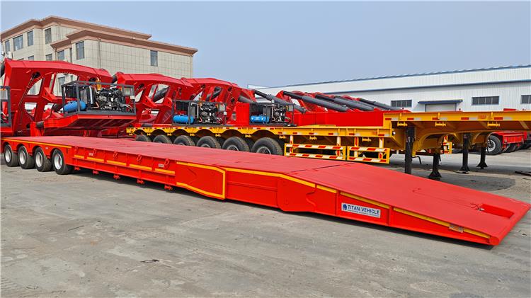 folding gooseneck trailer